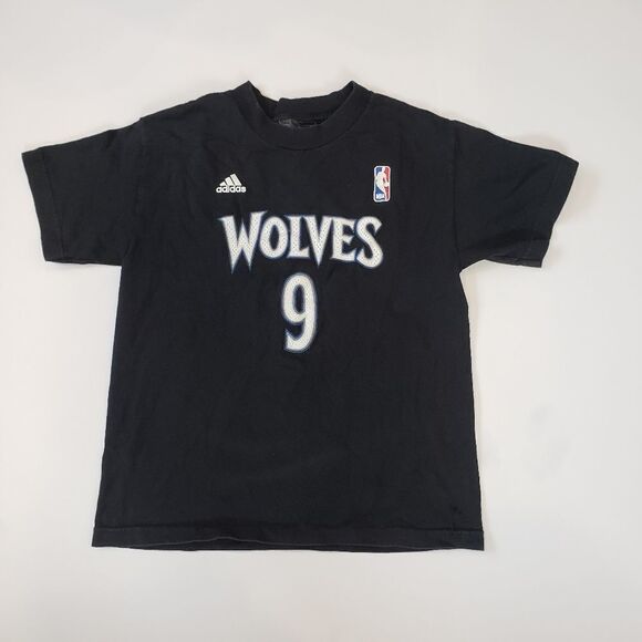 Adidas Wolves Rubio #9 T shirt size Kids M - Picture 1 of 9